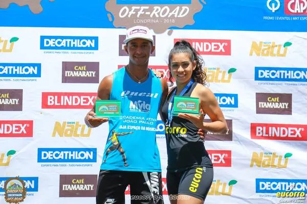 Luiz Henrique e Priscila Luz representaram Apucarana no "Desafio Off Road" - Foto: Divulgação