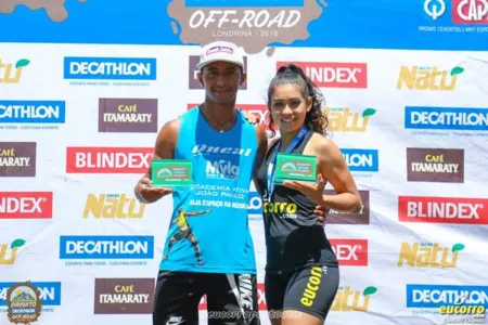 Luiz Henrique e Priscila Luz representaram Apucarana no "Desafio Off Road" - Foto: Divulgação