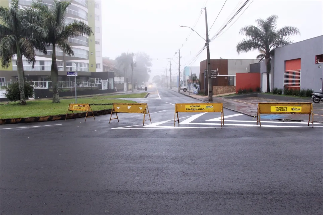 Rua Pavão é interditada por 60 dias para obras de revitalização