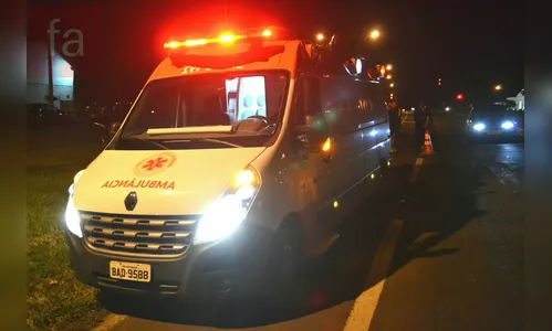 Homem morre após ser atropelado em Arapongas; motorista fugiu sem prestar socorro