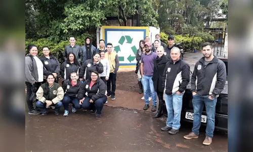 Alunos do curso de endemias visitam Usina de Reciclagem