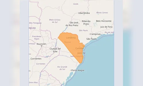 Previsão para esta quarta-feira deixa região em alerta para temporais