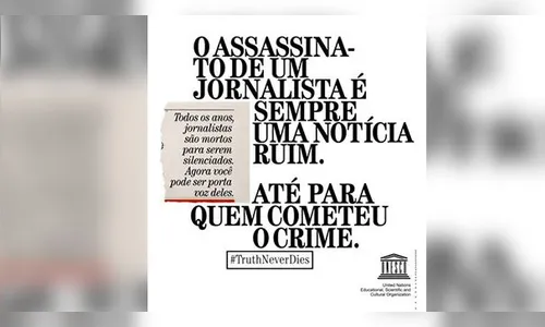 Unesco lança campanha de combate a crimes contra jornalistas