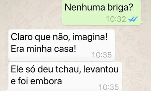 
							Moça detida após morte de Daniel troca mensagens com a família do jogador: 'Ele só deu tchau, levantou e foi embora'
						
						