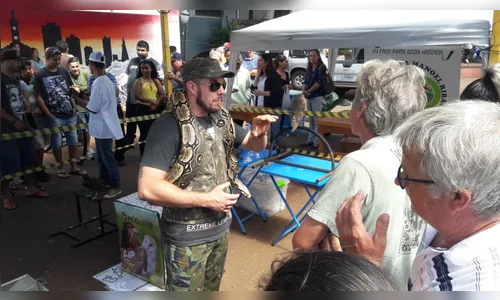 Apucarana recebe feira de animais exóticos