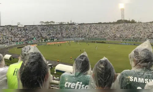 Palmeiras empata em 1 a 1 com Paraná em domingo chuvoso em Londrina