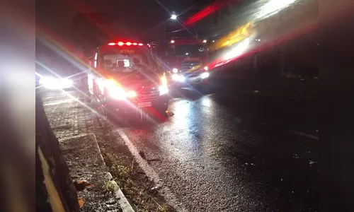 Acidente na Avenida Minas Gerais deixa homem de 50 anos ferido