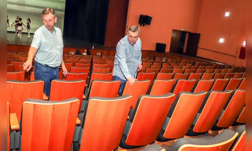 Poltronas do Cine Fênix passam por restauração
