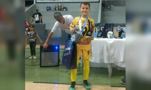 Garoto de Califórnia é destaque na Copa Kids de Futsal