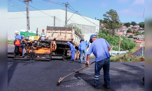 Frente de reperfilamento recupera mais 2 quilômetros de asfalto