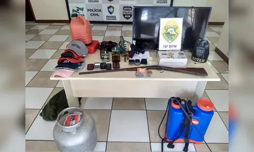 PM prende trio e recupera objetos roubados em sítio no Pirapó