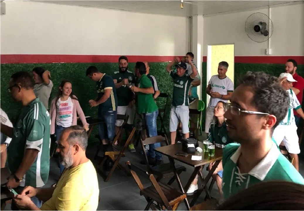 Arapongas ganha Pub do Palmeiras e reúne torcedores em dias de jogos
