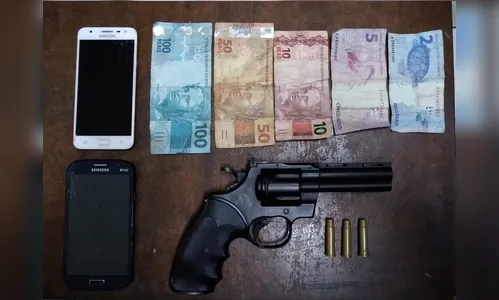 PM prende trio que ameaçou menina de 1 ano com arma na cabeça e roubou R$ 1,8 mil de comerciante