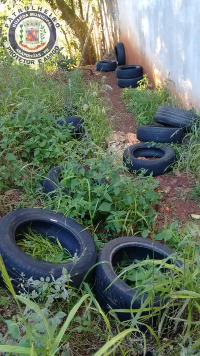 Descarte irregular de pneus mobiliza Defesa Ambiental em Arapongas