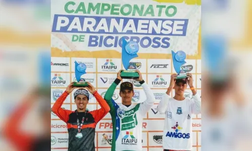 Piloto apucaranense termina em terceiro lugar no Campeonato Estadual de Bicicross
