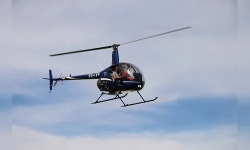 Papai Noel chega de helicóptero em Arapongas neste domingo