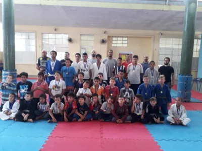 Secretaria de Esporte realiza 1º Festival de Jiu-Jitsu infantil