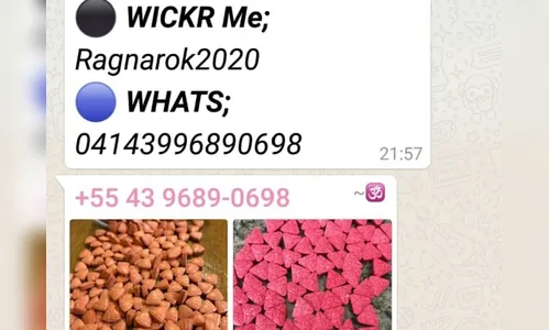 Rapaz que usava whatsapp e Correios para vender e entregar drogas sintéticas é preso pela PM