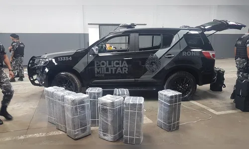 PM apreende cerca de uma tonelada de cocaína no Paraná, avaliada em R$ 60 milhões