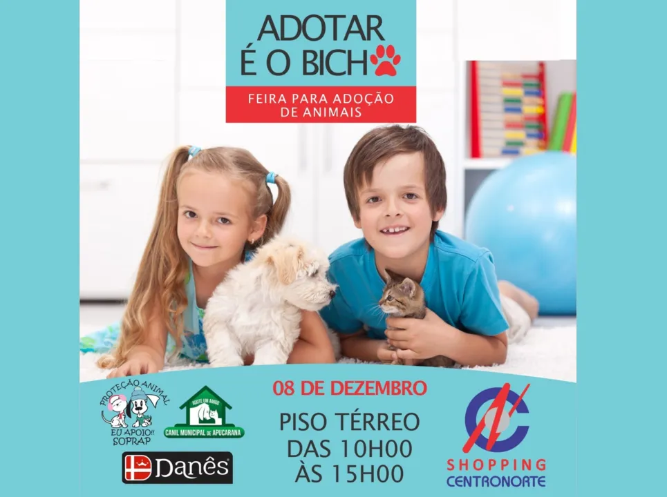 Canil Municipal promove feira de adoção de animais