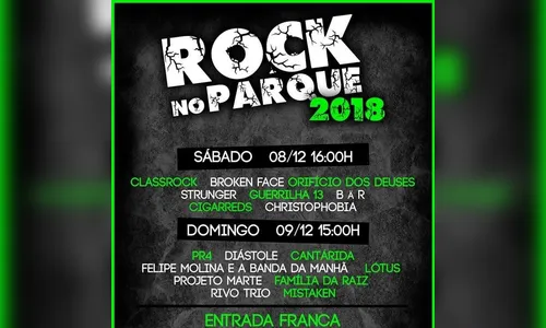 Rock no Parque acontece neste final de semana