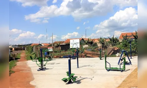 Residencial Arapongas III ganha academia da terceira idade