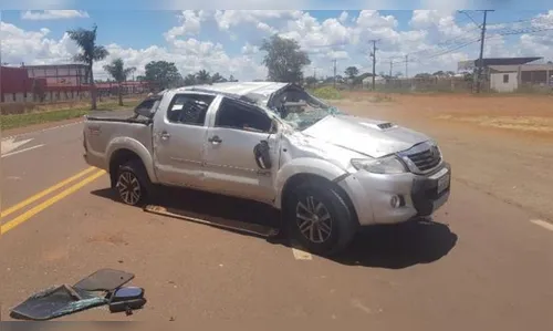 Capotamento de caminhonete na BR-369 provoca morte de mulher