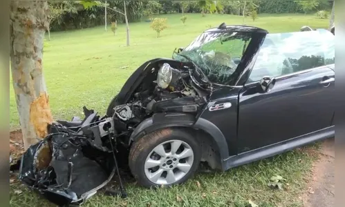 Jovem morre após piloto bater carro em árvore
