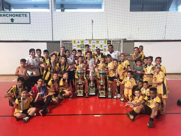 O CT Davi Futsal, de Califórnia, ganhou dois títulos em Santa Catarina - Foto: Divulgação