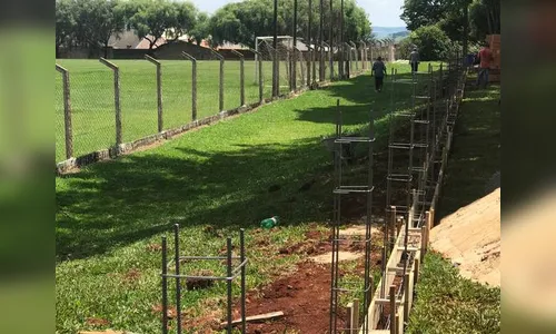 Estádio Giacomo Moreal no distrito do Pirapó recebe benfeitorias