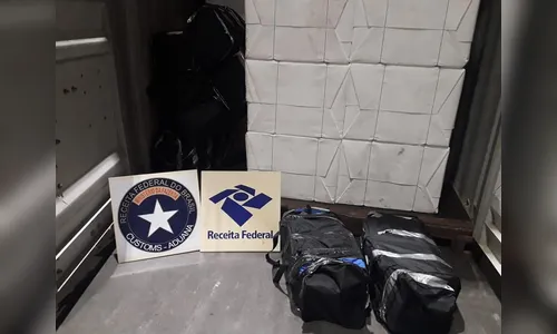 Receita Federal apreende quase 350 quilos de cocaína em contêiner