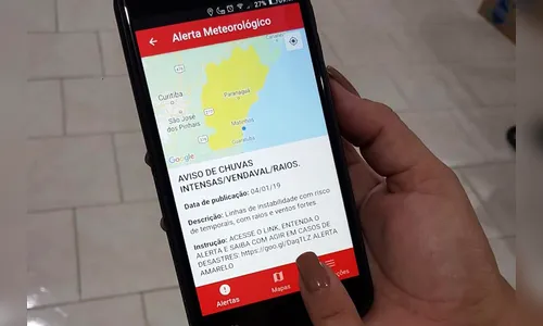 Corpo de Bombeiros do Paraná cria aplicativo para alerta de clima