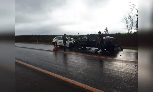 Casal que ocupava carro com placas de Apucarana morre em acidente na BR-376