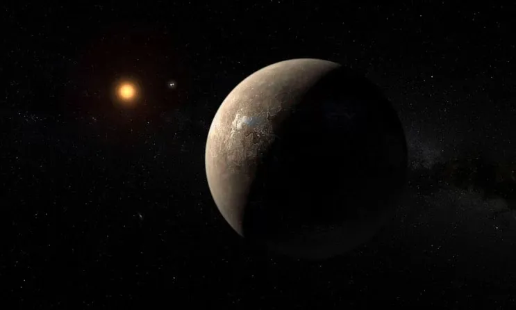 Ilustração artística do exoplaneta Barnard Star b. - Créditos: ESO