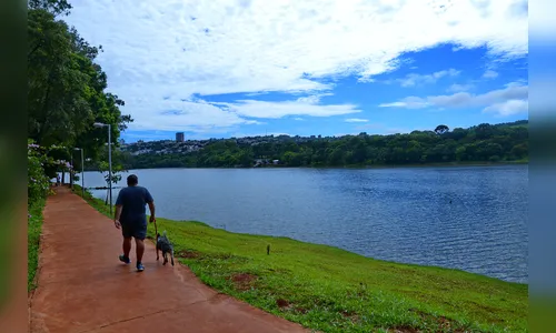 Um cartão-postal na área urbana