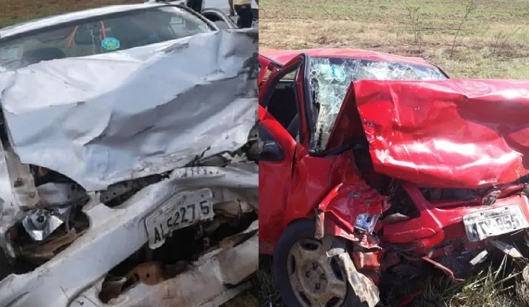 Carros ficaram destruídos em acidente que resultou na morte de vereador.