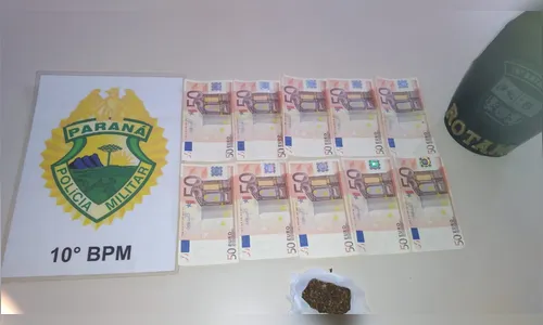 Jovem é preso com 500 euros falsos em Apucarana 