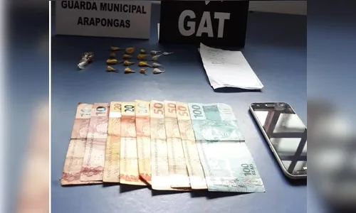 Jovem é preso por tráfico de drogas em Arapongas