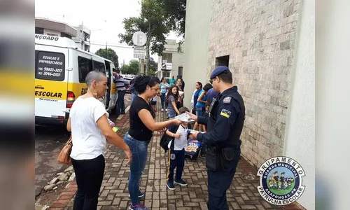 Projeto Escola Mais Segura orienta pais e alunos em Arapongas