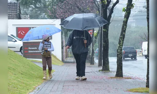 Sábado deve ser de chuva durante maior parte do dia