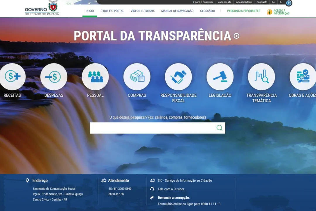 Portal da Transparência vai ajudar no combate a irregularidades