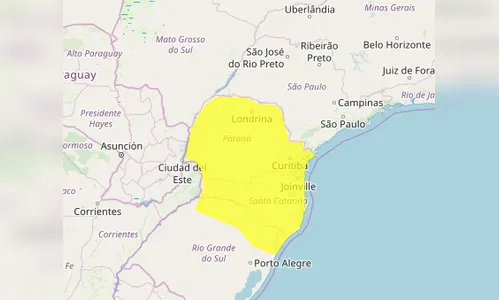 Alerta Perigo: Tempestades podem atingir todo Paraná nesta quarta-feira