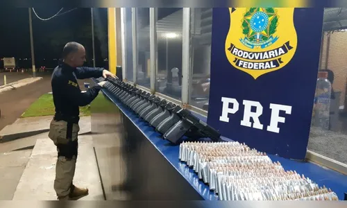 PRF e Denarc apreendem 34 pistolas e 2.300 munições no oeste paranaense