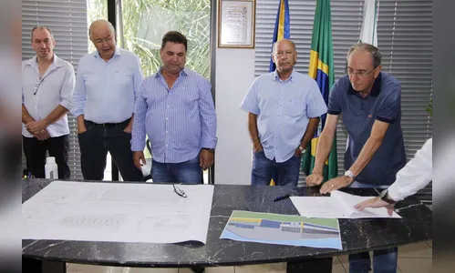 Prefeito autoriza início do Ginásio de Esportes do Araucária
