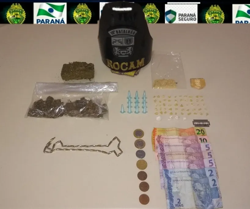 Adolescentes são apreendidos com maconha, cocaína e crack