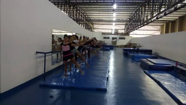 Alunos de 5 a 13 anos participam dos treinamentos no Ginásio do Lagoão |  Foto: Divulgação