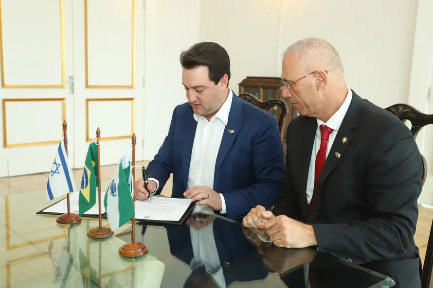 Paraná e Israel firmam protocolos para áreas estratégicas