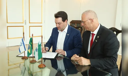 Paraná e Israel firmam protocolos para áreas estratégicas
