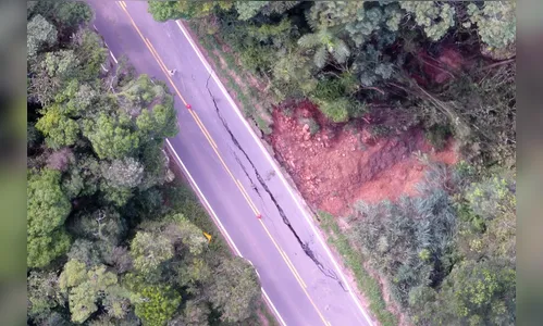 DER avalia liberação parcial de trecho interditado da PR-340