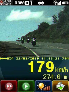 Motociclistas são flagrados a 179 km/h na BR-369
